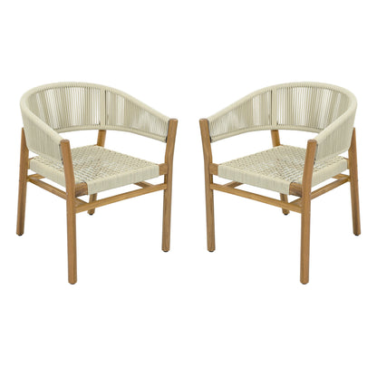 Outdoor Accent Chair Set - 2 Person Seating Group
