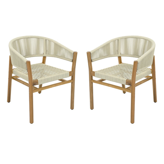 Outdoor Accent Chair Set - 2 Person Seating Group