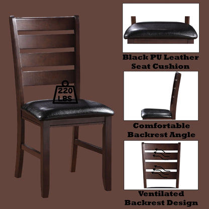 Urbana Synthetic Leather Side Chair (Set of 2)