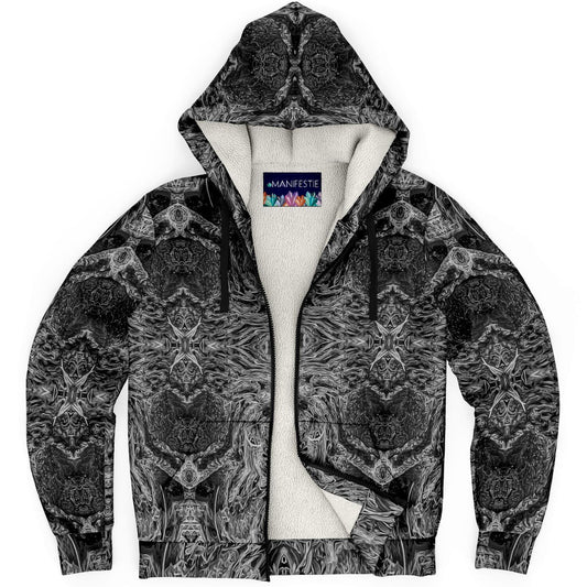 Shadow Premium Sherpa Lined Zip Hoodie