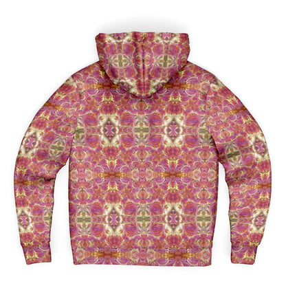 Fractal Rose Gold Premium Sherpa Lined Zip Hoodie