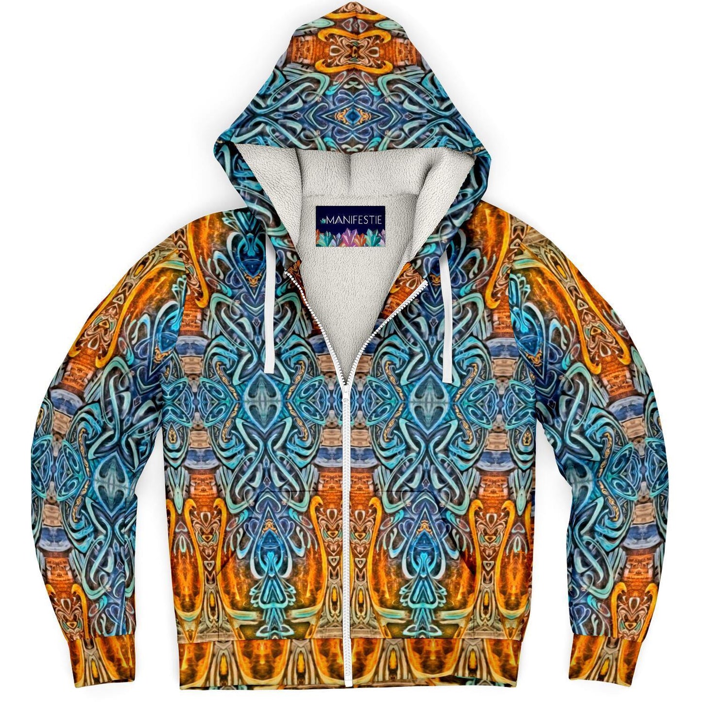 Nightspell Premium Sherpa Lined Zip Hoodie