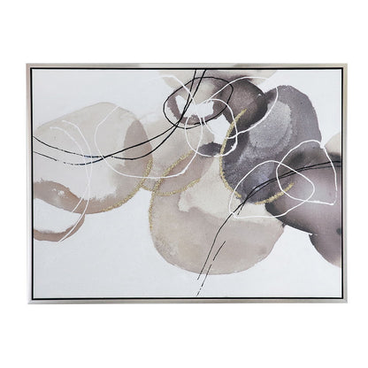 Large Modern Oil Painting Hand Painted Abstract Watercolor Texture - Multicolor