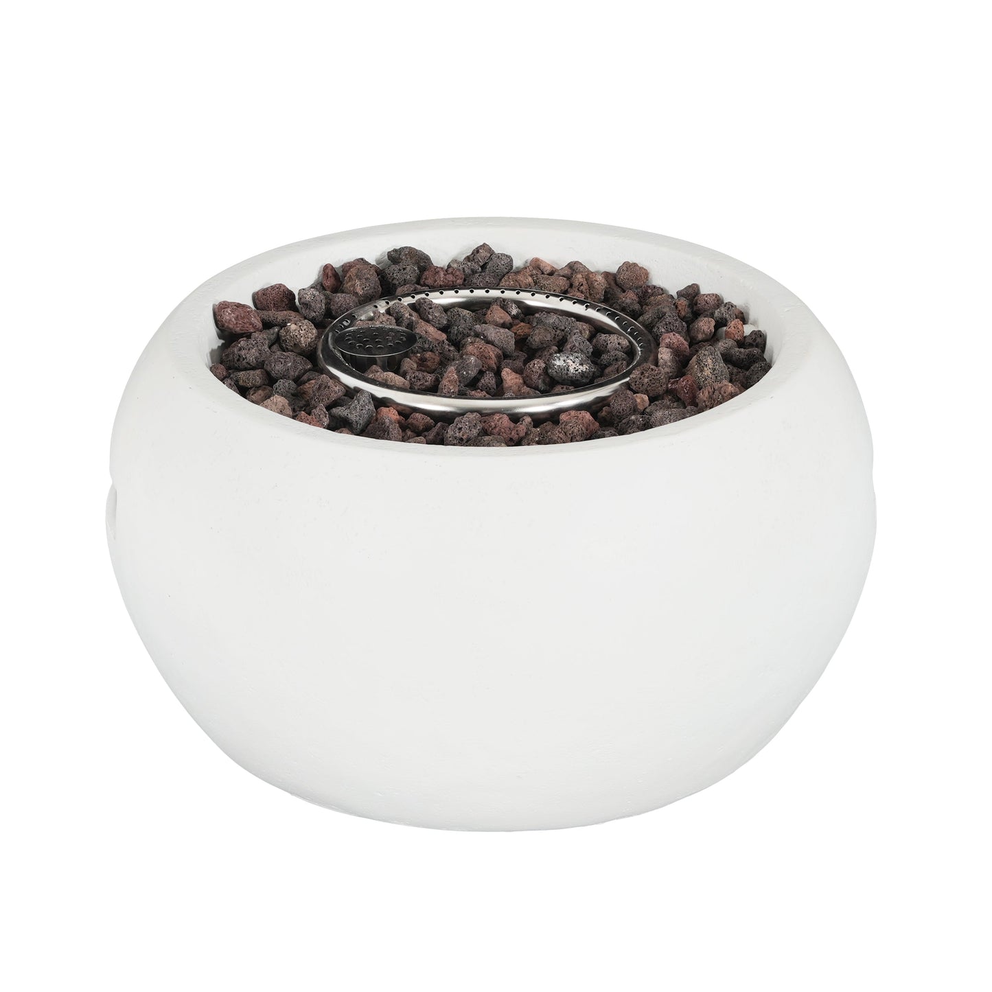 Patio MGO Propane Fire Pit, 40,000 BTU, White