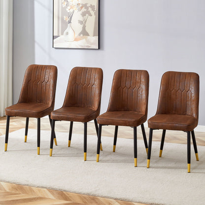 Modern Chair With Metal Legs