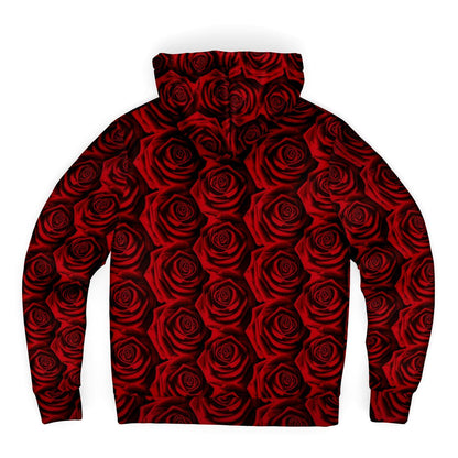 Moody Roses Premium Sherpa Lined Zip Hoodie