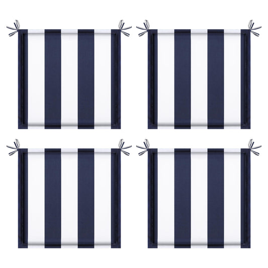 4PCS Outdoor Patio Seat Cushion Replacement with Ties