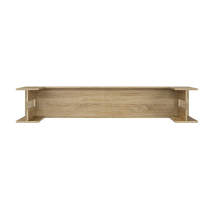 Farmhouse Style Oak-Colored Extra-Long Console Table