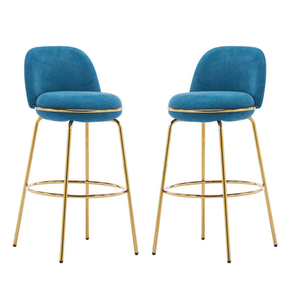 Rio Claro Indoor Upholstered Barstool Set of 2