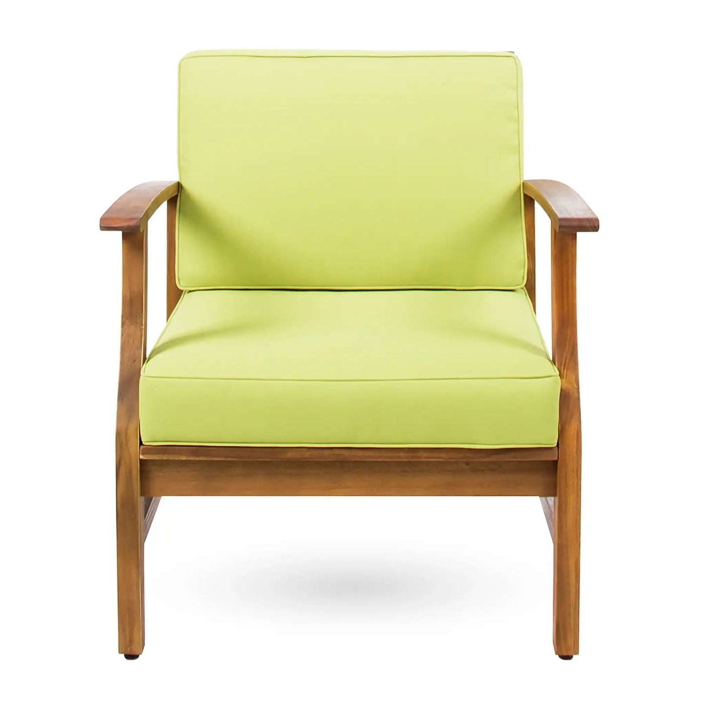 Perla Contemporary Club Chair with Water-Resistant Cushion