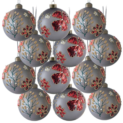 Glass Decorative Hanging Ball Christmas Tree Ornaments