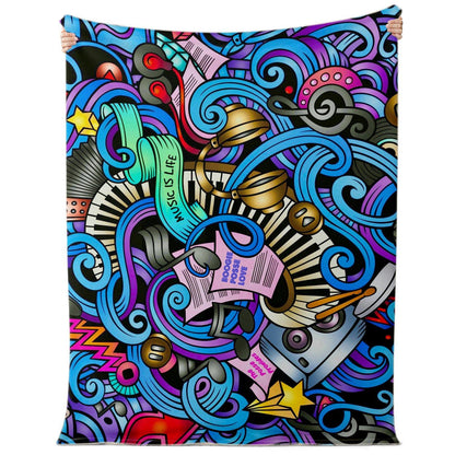 Boogie Posse Premium Microfleece Blanket