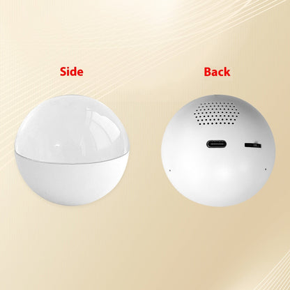 Fashionable And Personalized Electronic Ball Video Player 3D Video Crystal Ball DIY Memory Art Glass Ball Lamp Spherical Pixel Display 2.7inchs Screen 4GB Videos Player For Gift