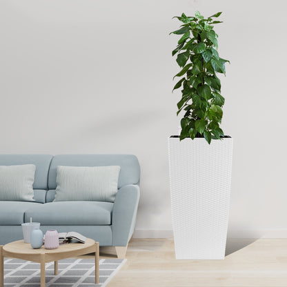 30 in Tall Large Flower Pot Planter with Self-Watering Drainage Holes