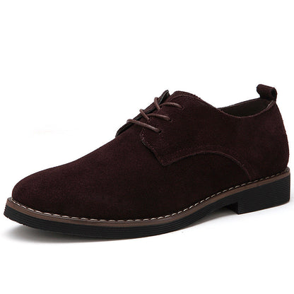 Low to help shallow mouth rubber low heel men's casual shoes