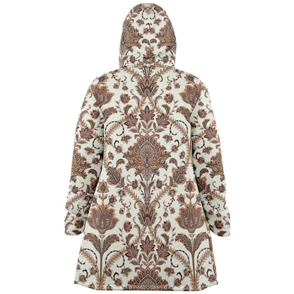 Spirit Ember Cuddle Cloak | Unisex Minky Sherpa Lined Hooded Coat | Women and Mens Festival Coat | Mountain Fashion