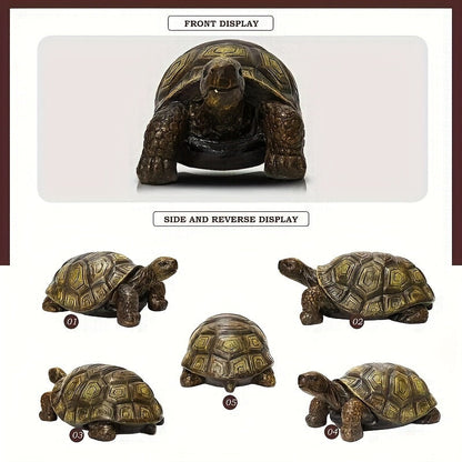 21.3" Large Realistic Resin Turtle Garden Sculpture