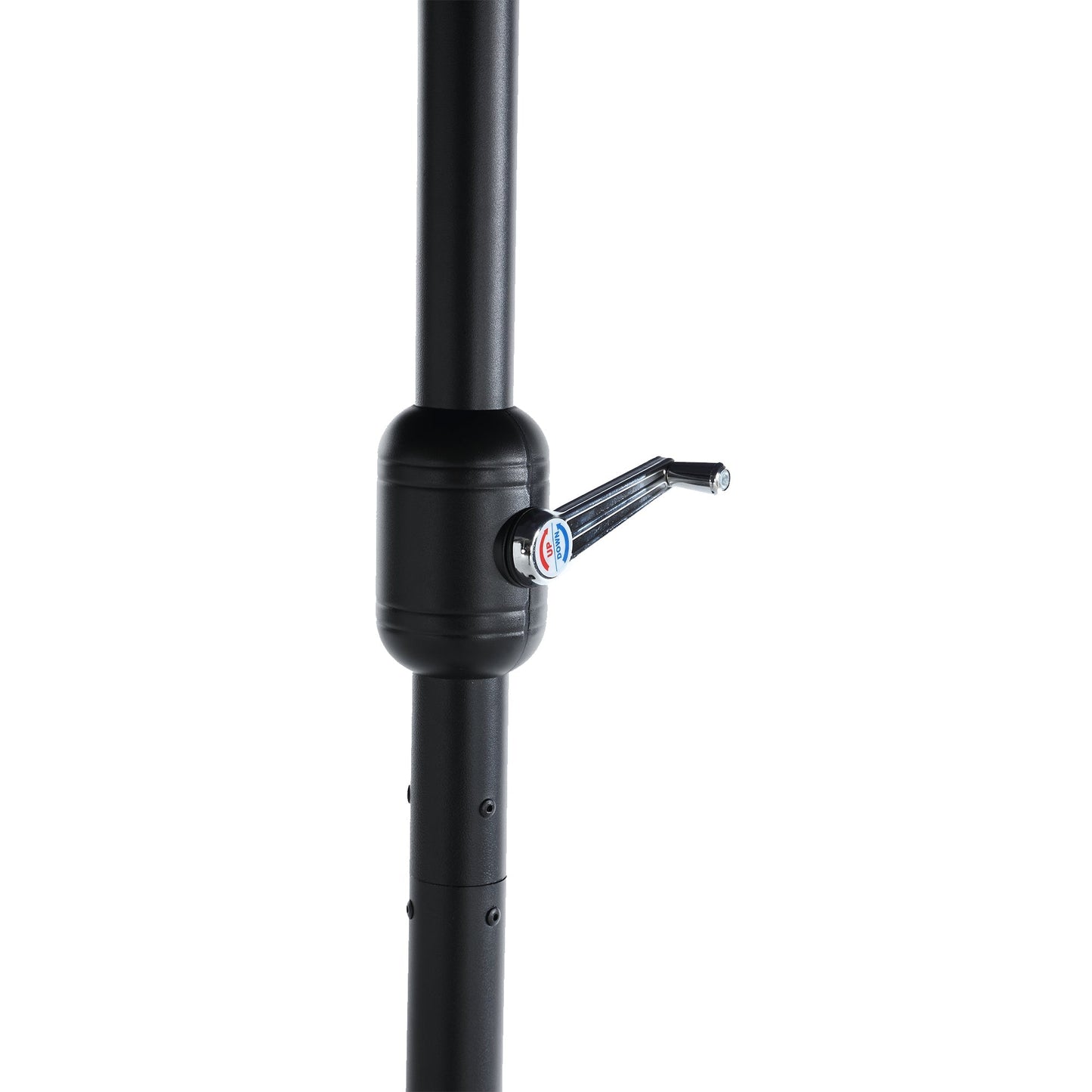 14.8 Ft Double Sided Outdoor Umbrella Rectangular Large with Crank (Navy Blue)