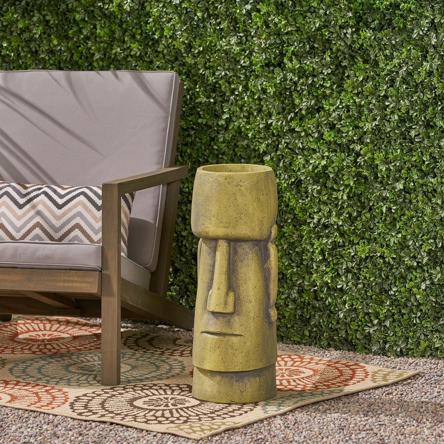 Glacier Cast Stone Urn Planter