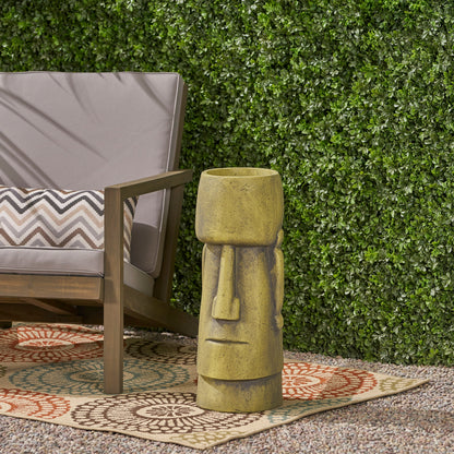Glacier Cast Stone Urn Planter