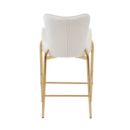 Fabric Counter Height Bar Stools (Set of 2)