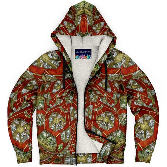 Ceramic Dreams Premium Sherpa Lined Zip Hoodie
