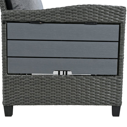 Tomax 5-Piece Outdoor Patio Rattan Sofa Set