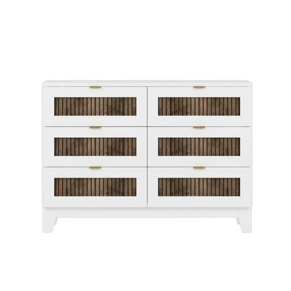 4-Pieces Bedroom Sets, Queen Size Farmhouse Platform Bed with Storage