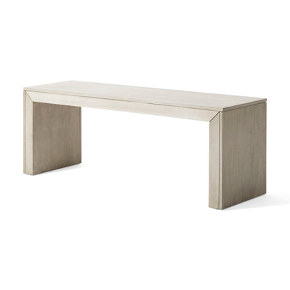 Acacia Wood Dining Bench, Farmhouse Style