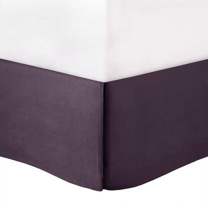 7 Piece Tufted Comforter Set Plum King