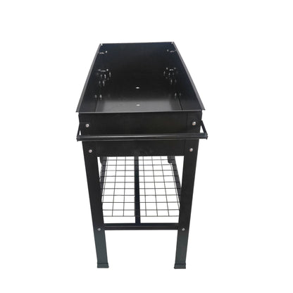 Mobile Metal Raised Garden Bed Cart with Legs