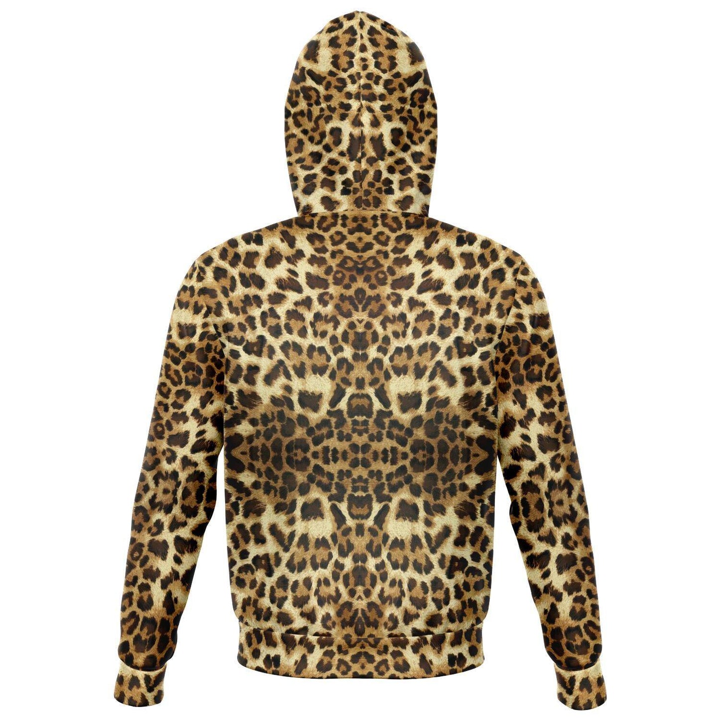 LEOPARD PRINT PREMIUM ZIP UP HOODIE