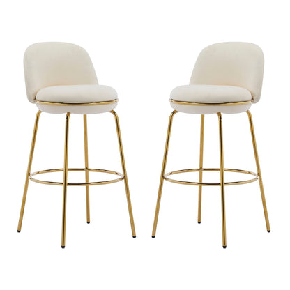 Rio Claro Indoor Upholstered Barstool Set of 2