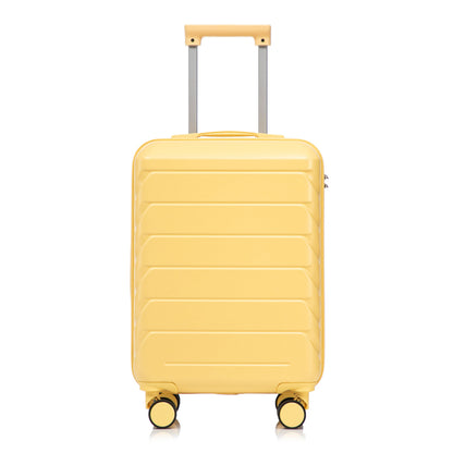 14'/20' 2-Piece ABS Spinner Wheel Luggage Set with Combination Lock