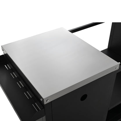 K&K 72.4' Large Grill Table for Big Green Egg
