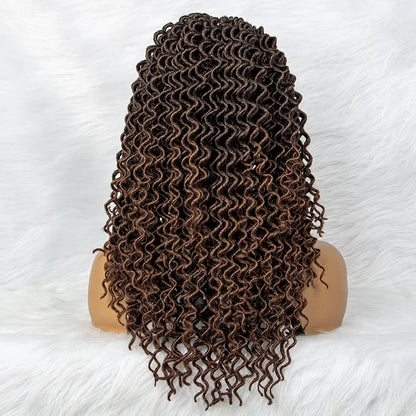 Water Wave Braided Wig | 9x6 Lace Front with Baby Hair