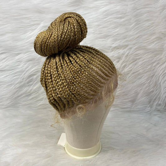 Chic Bun Braided Wig | Lace Front Updo with Baby Hair