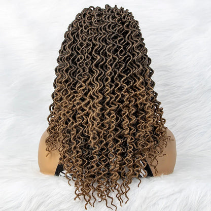 Water Wave Braided Wig | 9x6 Lace Front with Baby Hair