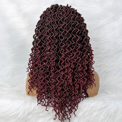 Water Wave Braided Wig | 9x6 Lace Front with Baby Hair