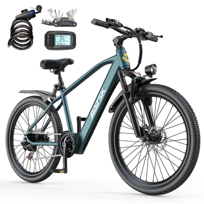 GT300 Adult E-bike, 400W Motor 36V, 10.4Ah Battery Electric 26 Inch Fat Tire, E-Mountain bike Off-road bicycle.