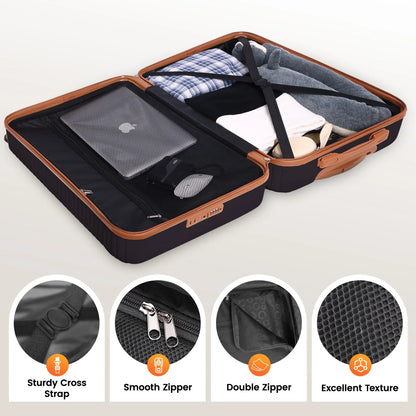 4/6 Piece Luggage Set, with Spinner Wheels & TSA Lock, Carry on Luggage Hard shell.