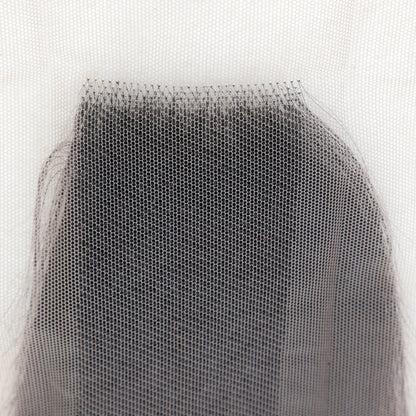 Straight Top Lace Closure | Middle Part Transparent Swiss Lace 100% Human Hair (180% Density)