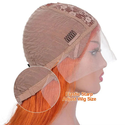 Ginger Short Bob Wig | Straight Human Hair T-Part Lace Front