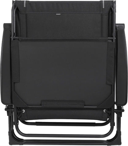 XXL Oversize Recliner Folding Chair for Camping, Patio, Outdoors. Reclining Padded Seats.