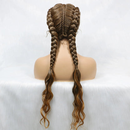 KIMA Double Dutch Braids Wig | Natural Wave Hair & Baby Hair