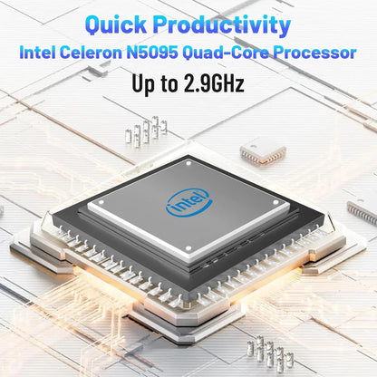 15.6 Inch Laptop Windows11 Notebook,16G RAM, 512GB SSD, Quad-Core Intel Celeron, N5095 Processors,1080P IPS FHD Laptop Computer.
