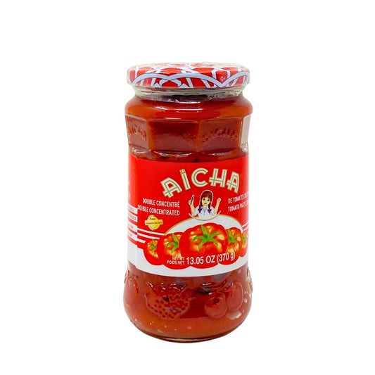 Aicha Double Concentrated Tomato Paste 13.05 Oz – Premium Moroccan Tomato Paste for Cooking & Sauces