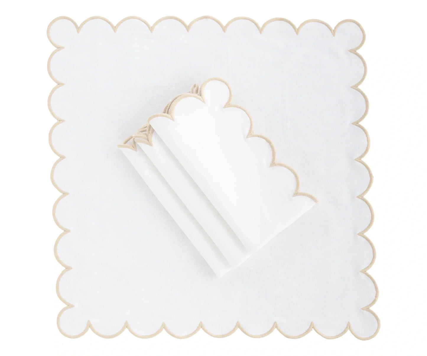 Pastel Cloth Napkins - Beige