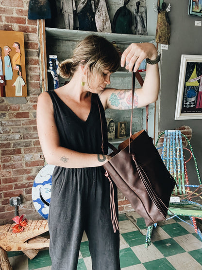 Knotty Tassel Tote