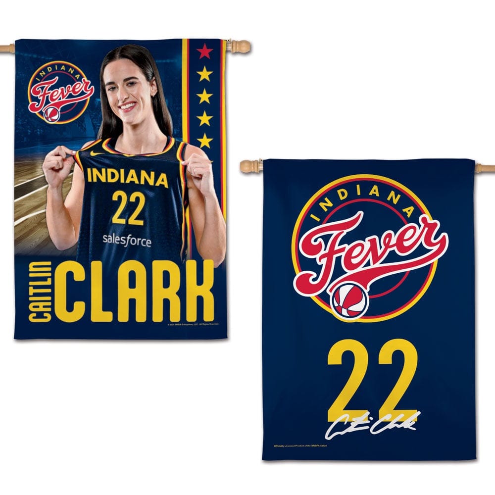 Caitlin Clark Banner 2 Sided Indiana Fever